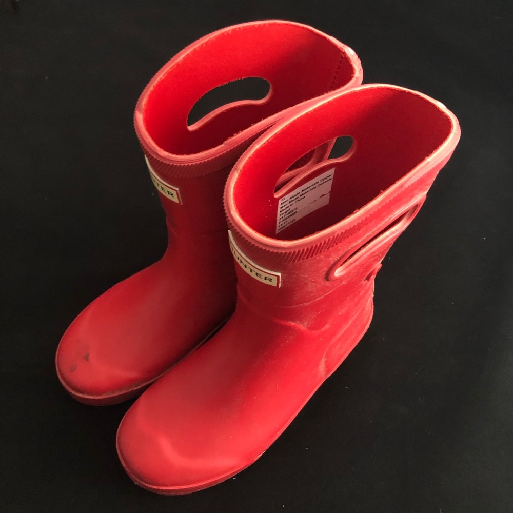 Kids HUNTER boots size 12